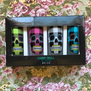 Candy Skull Shot Glass Set